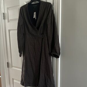 Elegant Black Wrap Dress